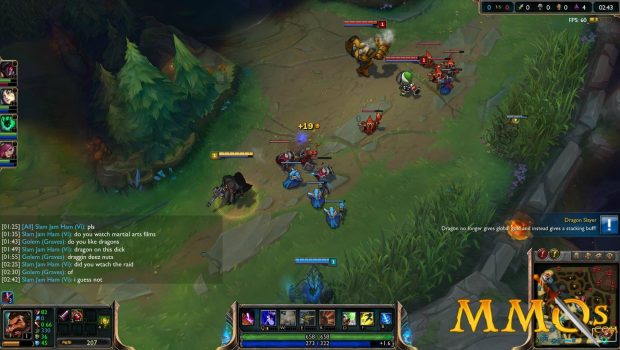 Gameplay of the mobile version of League of Legends ﻿has appeared in the network